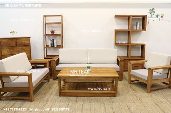Wooden Sofa Set-1337