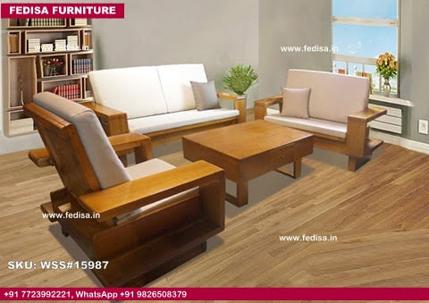 Wooden Sofa Set-1369