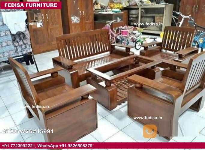 Wooden Sofa Set-1391