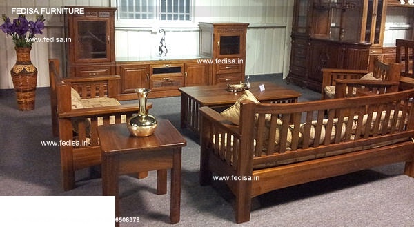 Wooden Sofa Set-1409