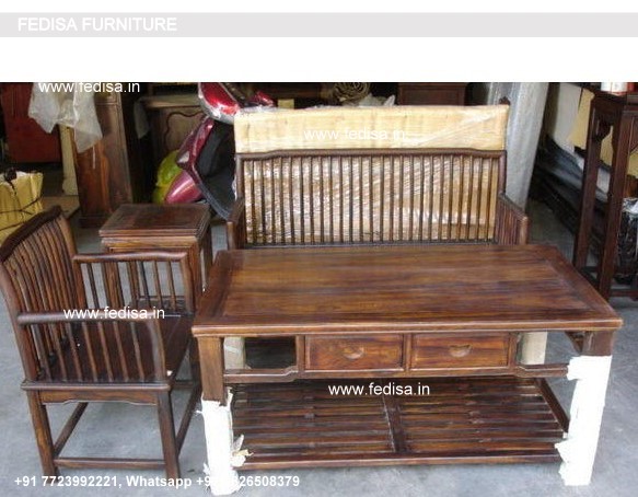 Wooden Sofa Set-1416
