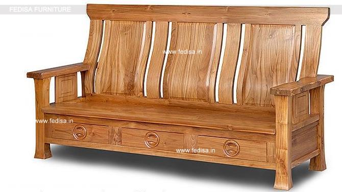 Wooden Sofa Set-1436