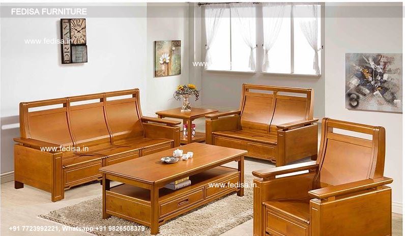 Wooden Sofa Set-1528