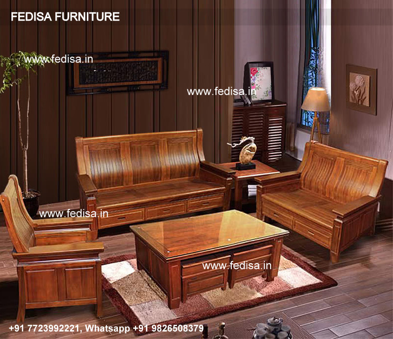 Wooden Sofa Set-1536