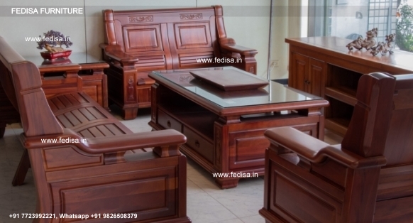 Wooden Sofa Set-1543