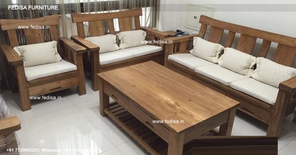 Wooden Sofa Set-1551
