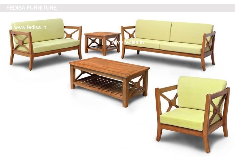 Wooden Sofa Set-1565