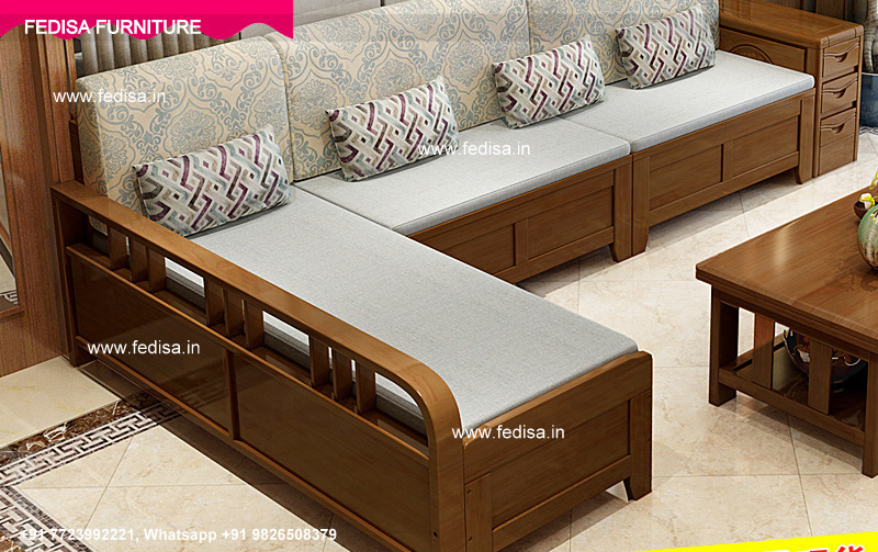 Wooden Sofa Set-1586