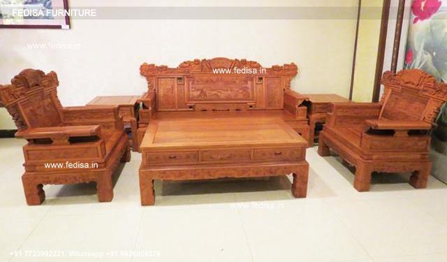 Wooden Sofa Set-1589
