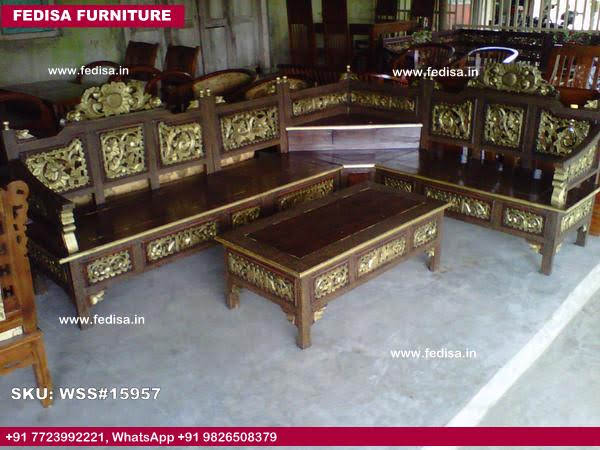 Wooden Sofa Set-1591