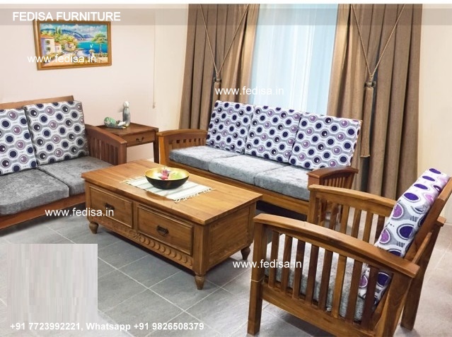 Wooden Sofa Set-1592