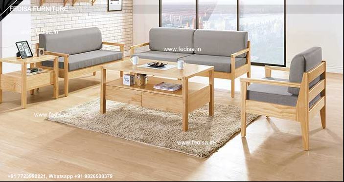 Wooden Sofa Set-1597