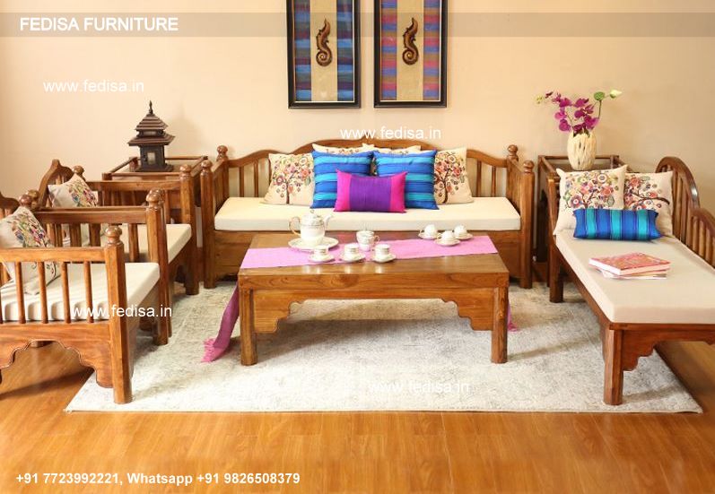 Wooden Sofa Set-1600