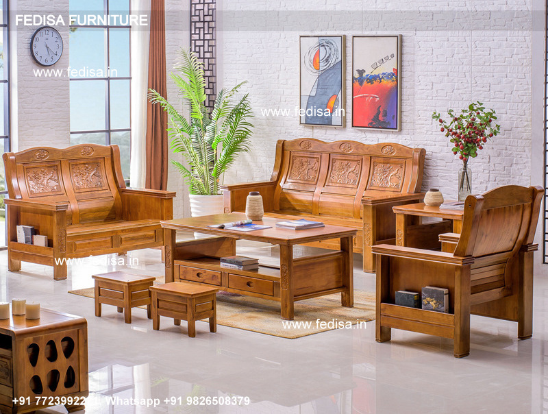 Wooden Sofa Set-1610