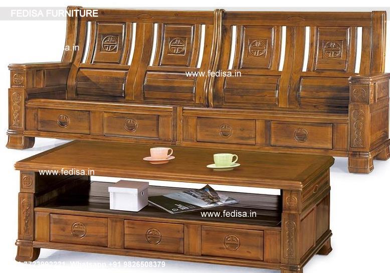 Wooden Sofa Set-1651