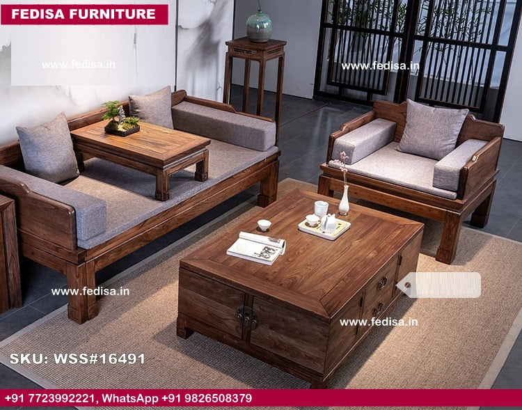 Wooden Sofa Set-1668