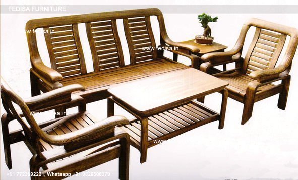 Wooden Sofa Set-1698