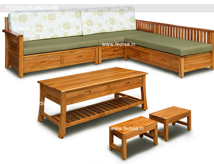 Wooden Sofa Set-1749