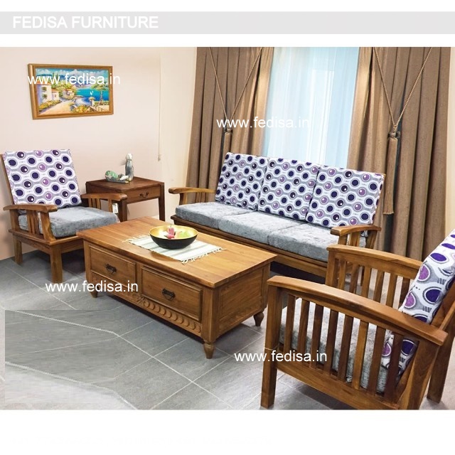 Wooden Sofa Set-1773