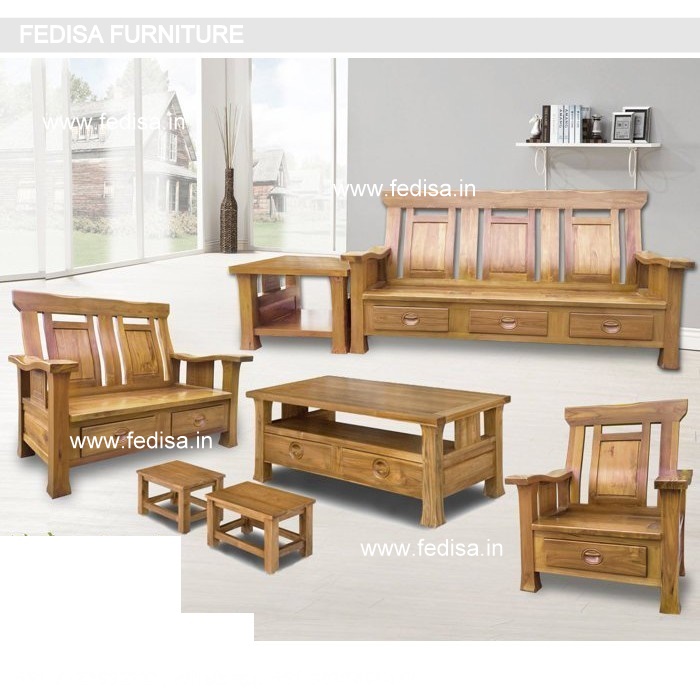 Wooden Sofa Set-1781