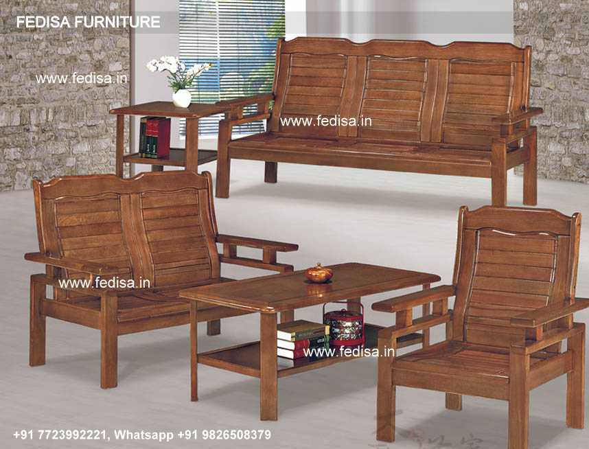 Wooden Sofa Set-1844
