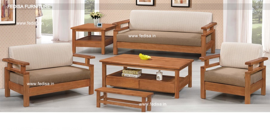 Wooden Sofa Set-1876