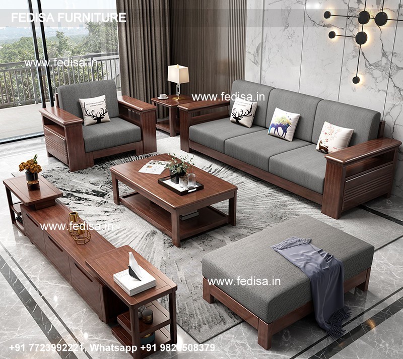 Wooden Sofa Set-1949