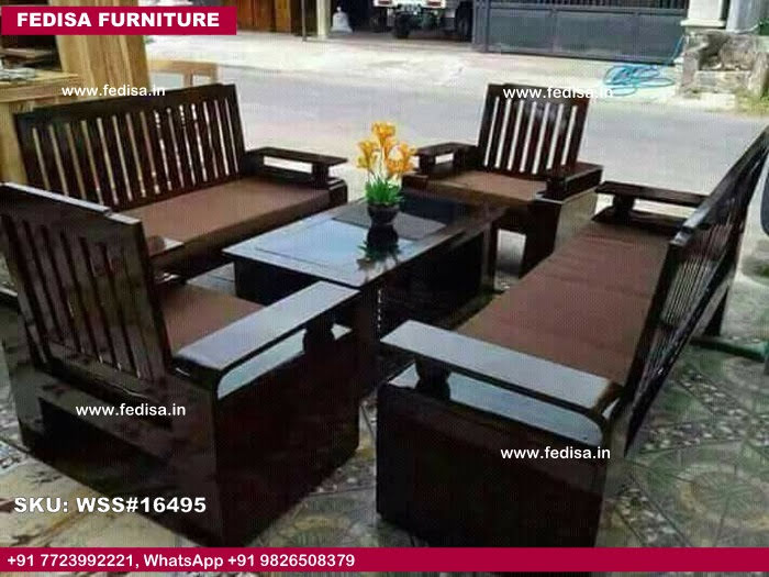 Wooden Sofa Set-2001