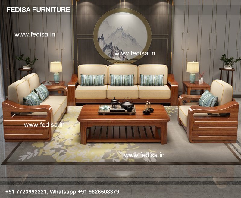 Wooden Sofa Set-2037
