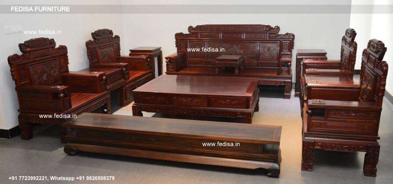 Wooden Sofa Set-2095