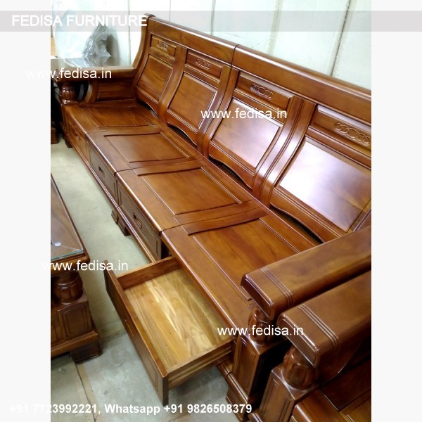 Wooden Sofa Set-2098