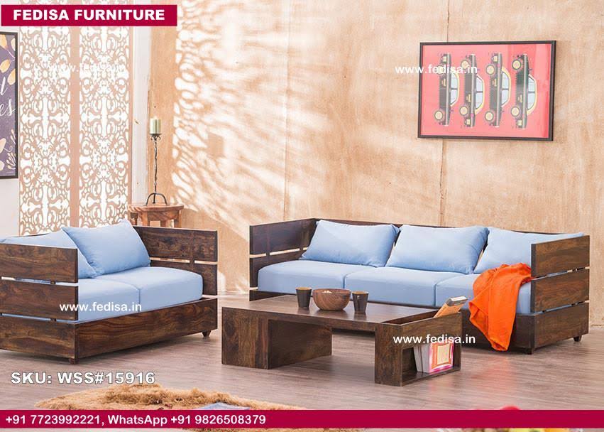 Wooden Sofa Set-2113