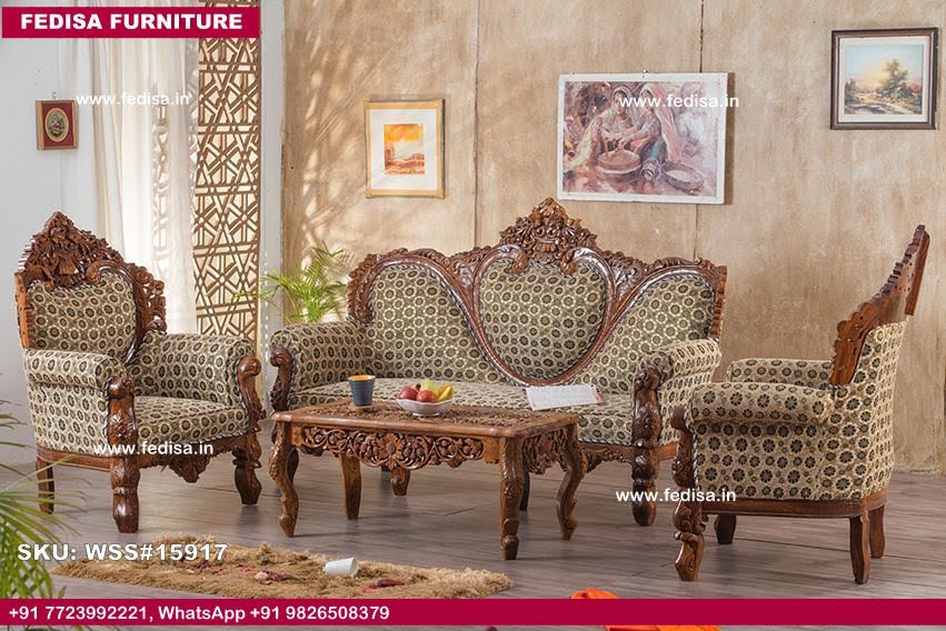 Wooden Sofa Set-2124
