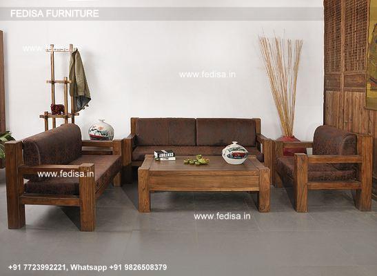 Wooden Sofa Set-2127