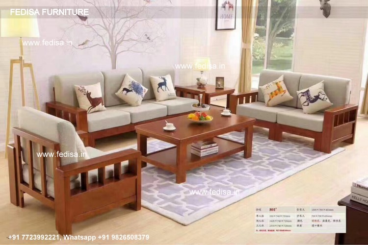 Wooden Sofa Set-2132