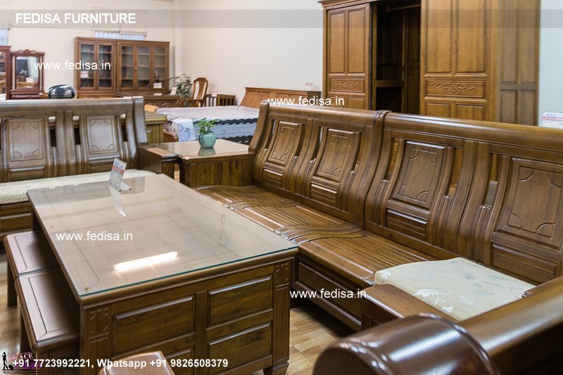 Wooden Sofa Set-2153