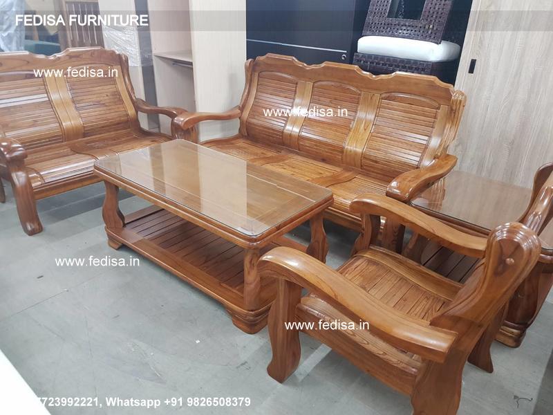 Wooden Sofa Set-2177