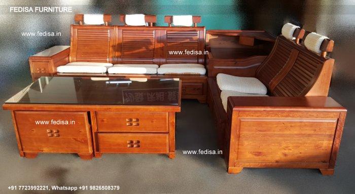Wooden Sofa Set-2255