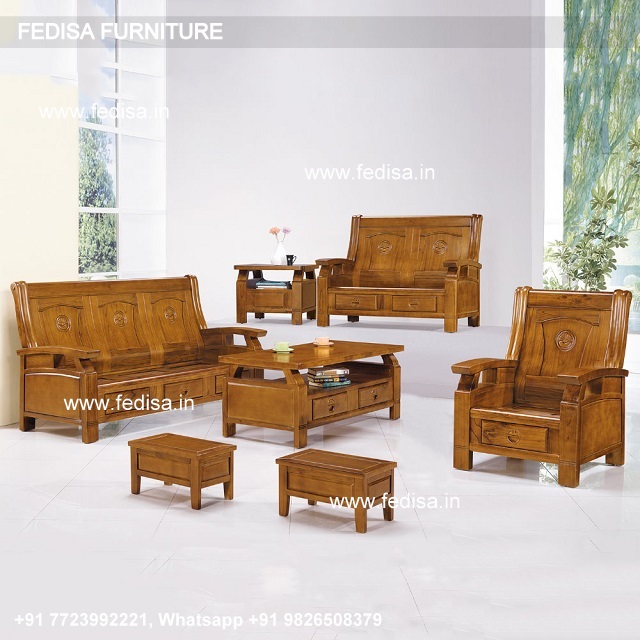 Wooden Sofa Set-2371