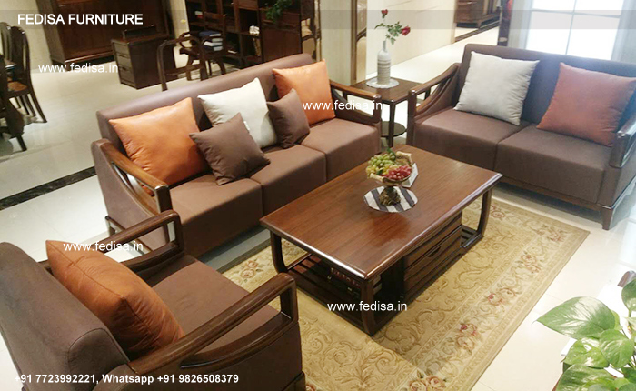 Wooden Sofa Set-2381