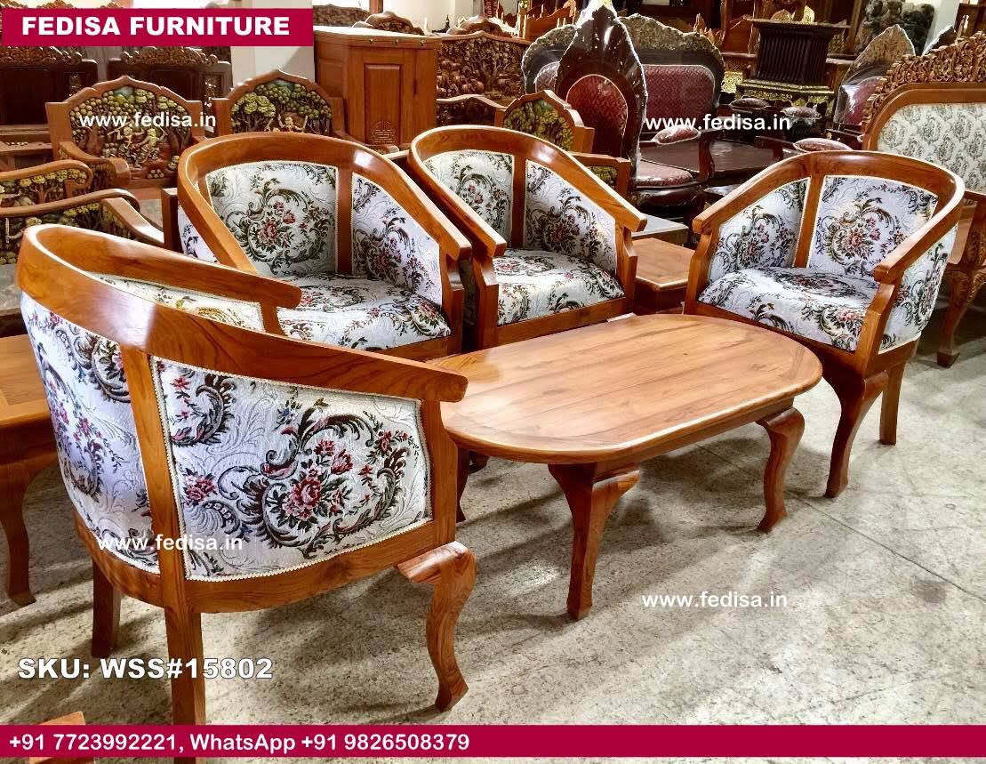 Wooden Sofa Set-2391