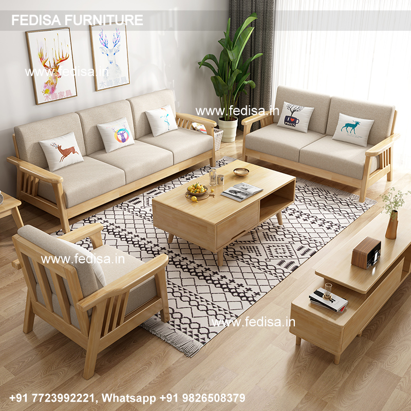 Wooden Sofa Set-2399