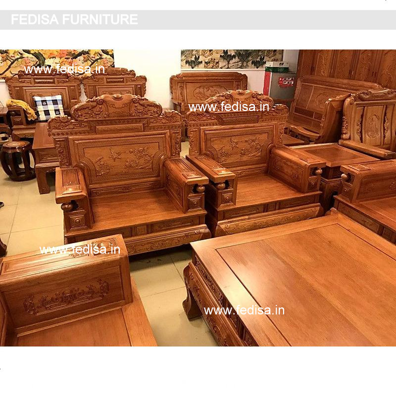 Wooden Sofa Set-2438