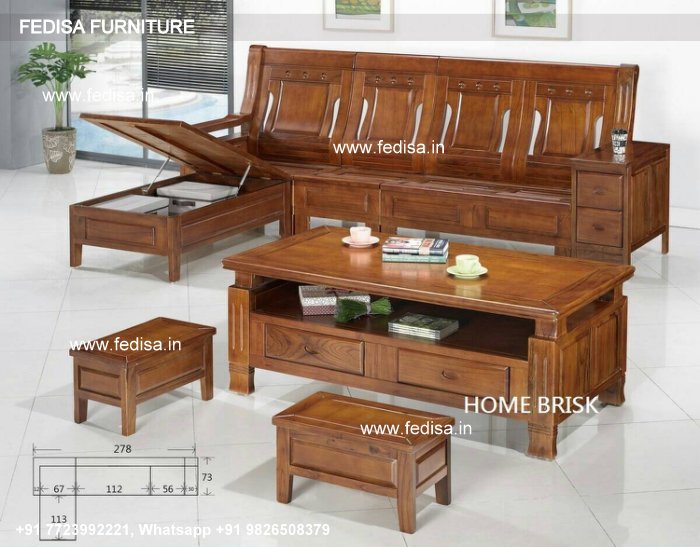 Wooden Sofa Set-2530