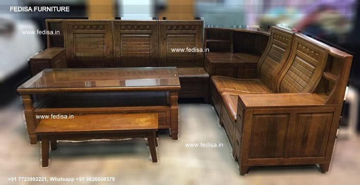 Wooden Sofa Set-2540