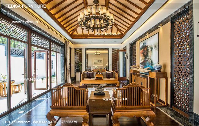 Wooden Sofa Set-2638