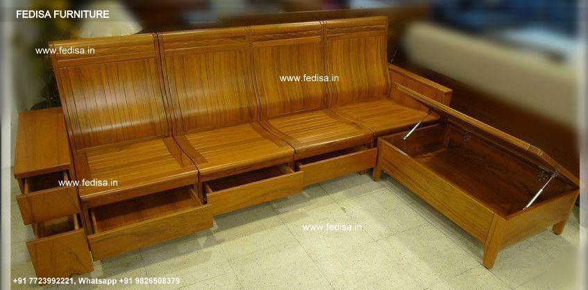 Wooden Sofa Set-2698