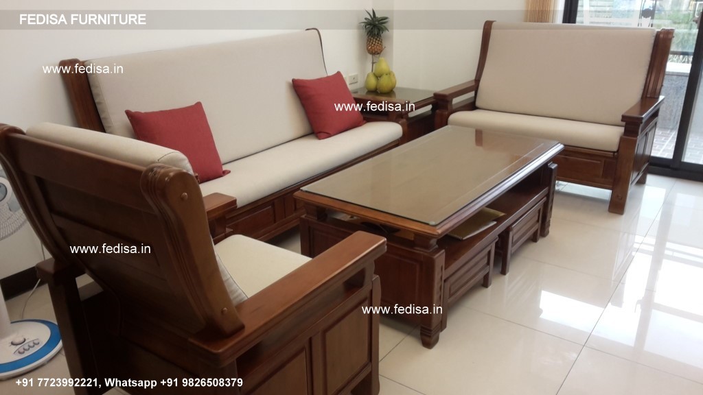 Wooden Sofa Set-2708