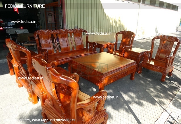 Wooden Sofa Set-2714