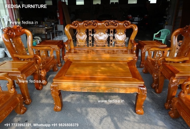 Wooden Sofa Set-2719
